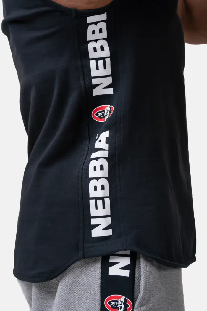 Nebbia Tank-Top With Hoodie - Black - Bilde 4