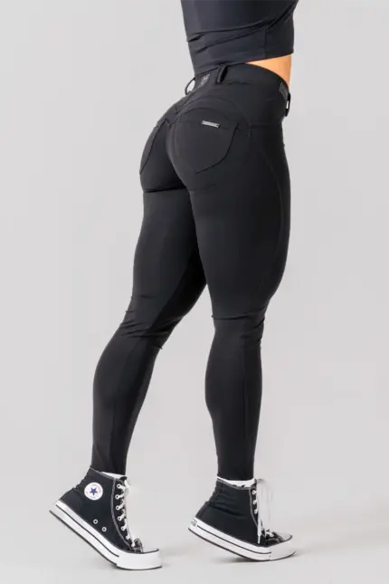 Bubble Butt Pants 2.0 MAXIMUM PUSH-UP - Black â M