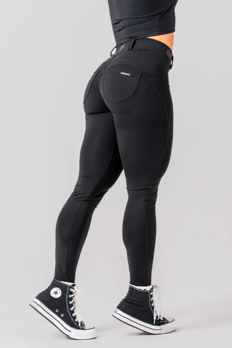 Bubble Butt Pants 2.0 MAXIMUM PUSH-UP - Black – M