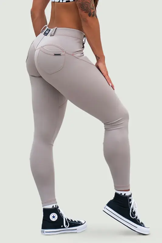 Bubble Butt Pants LIFT UP - Cream L Tights / Leggings