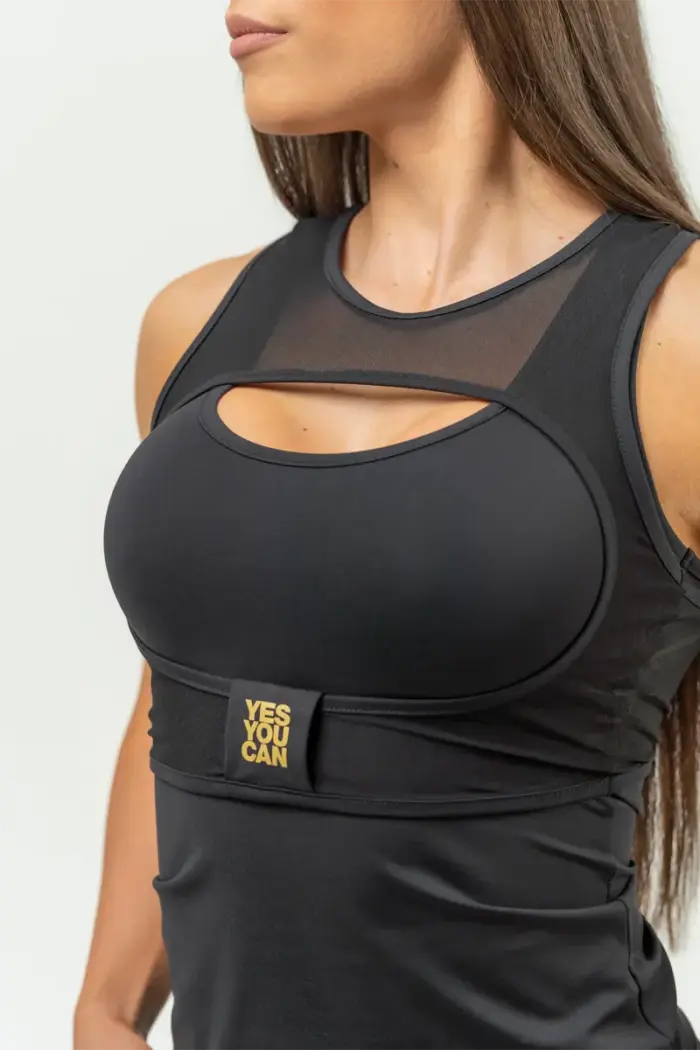 Women's Compression Top INTENSE Ultra - Black/Gold - Bilde 4