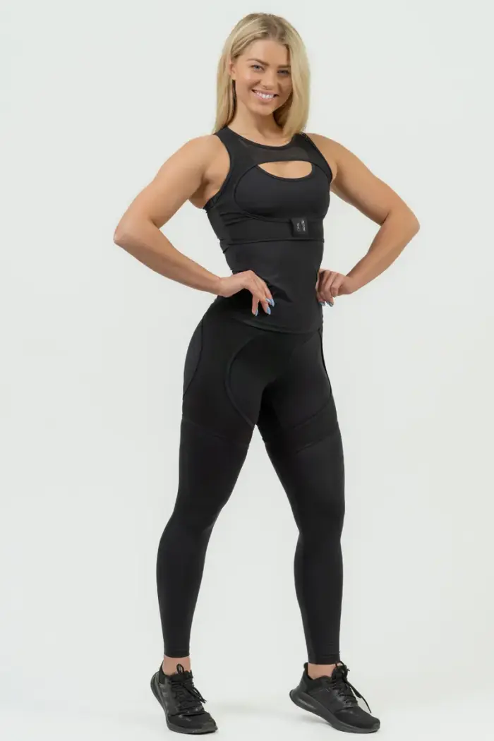 Women's Compression Top INTENSE Ultra - Black/Gold - Bilde 7