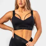 Nebbia Women's Padded Sports Bra Intense Iconic Black