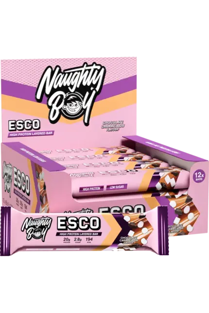 Naughty Boy ESCO Bar - 65g â Chocolate Caramellow