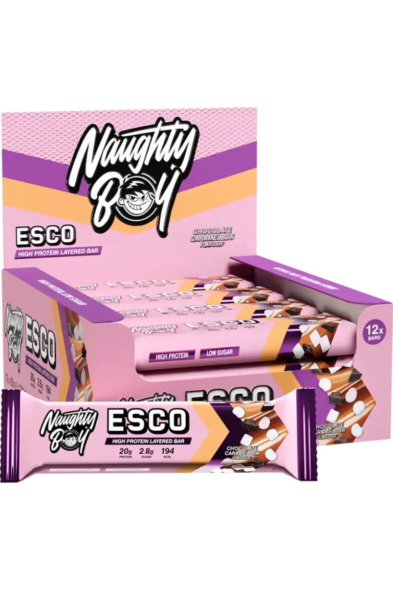 Naughty Boy ESCO Bar - 65g – Chocolate Caramellow