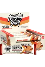 Naughty Boy ESCO Bar - 65g – White Chocolate Caramel Biscuit