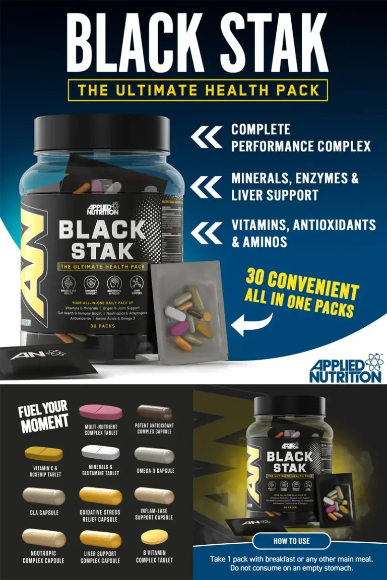 Black Stack - The Ultimate Health Pack (30 pakker per boks)