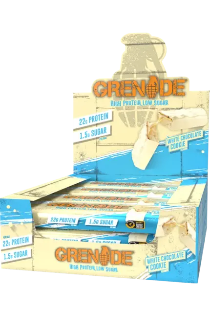 Grenade Protein Bar - 60g White Chocolate Cookie