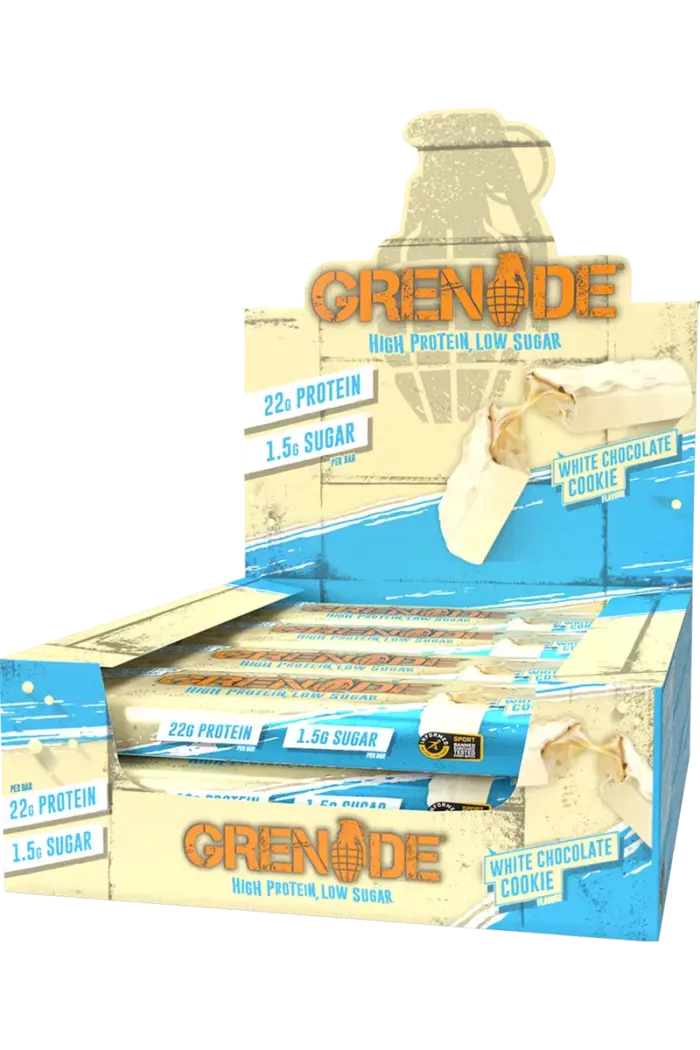 Grenade Protein Bar - 60g White Chocolate Cookie