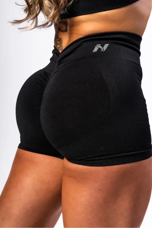 High Waisted Push-Up Shorts TOTALLY SEAMLESS L Shorts