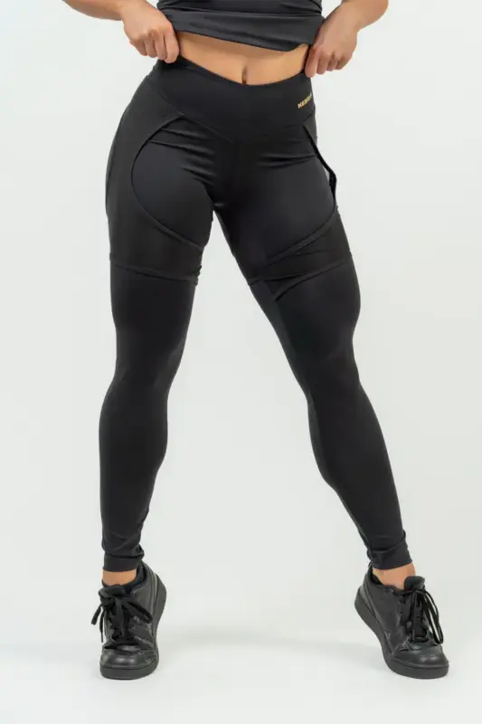 NEBBIA Women's High Waist Leggings INTENSE Mesh XS Tights / Leggings