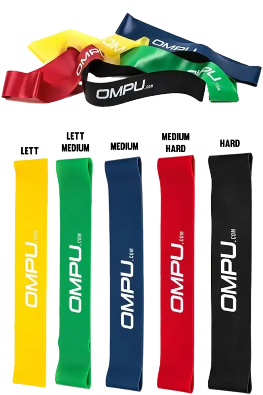 Ompu Minibands Sort Vekter / Strikk