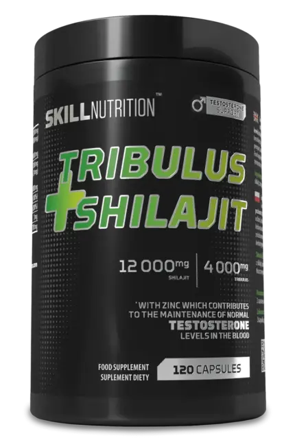 Tribulus + Shilajit - 120 veganske kapsler