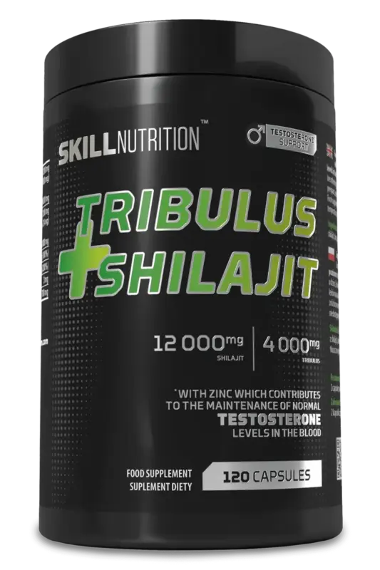 Tribulus + Shilajit - 120 veganske kapsler