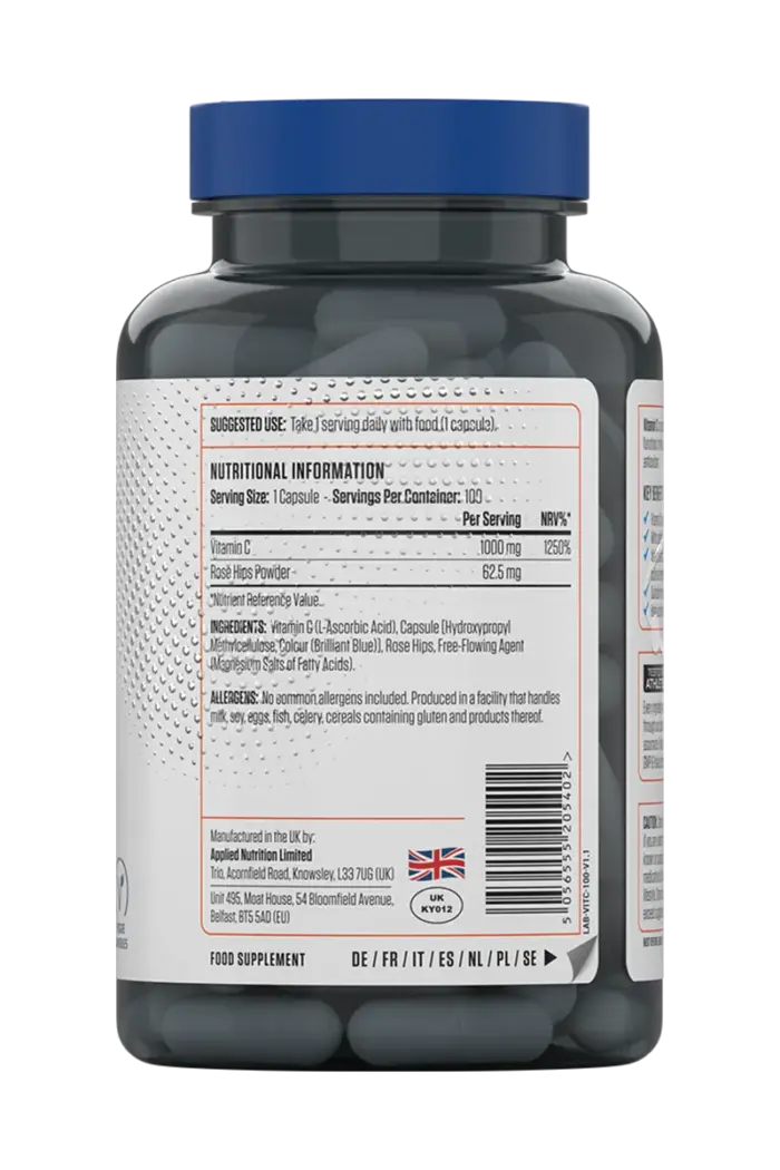 Applied Nutrition Vitamin C 1000 - 100 kapsler