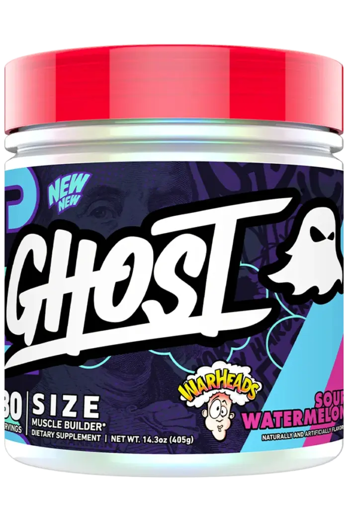 Ghost Size V3 - 60 serveringer – Warheads Sour Watermelon