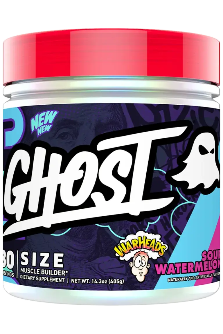 Ghost Size V3 - 60 serveringer – Warheads Sour Watermelon