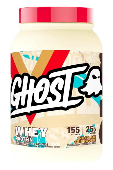 Ghost Whey Protein - 26/27/28 serveringer â Chocolate Chip Cookie