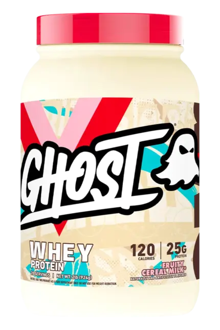 Ghost Whey Protein - 26/27/28 serveringer â Fruity Cereal Milk
