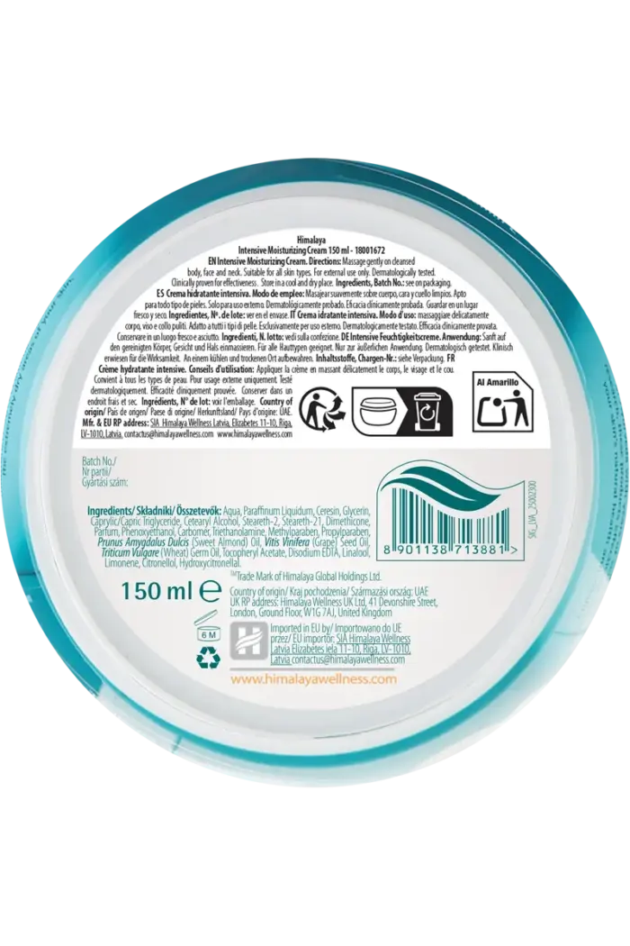Himalaya Intensive Moisturizing Cream - 150ml