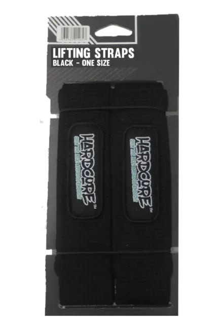 Hardcore Lifting Straps â Black