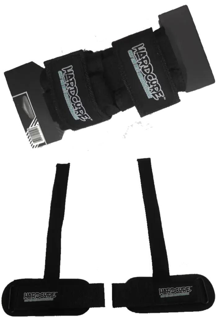 helswwsbk_1 Hardcore Lifting Straps with Wrist Support - Bilde 1