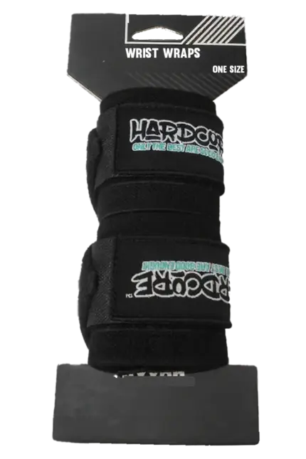 Hardcore Wrist Wraps â Black / Blue