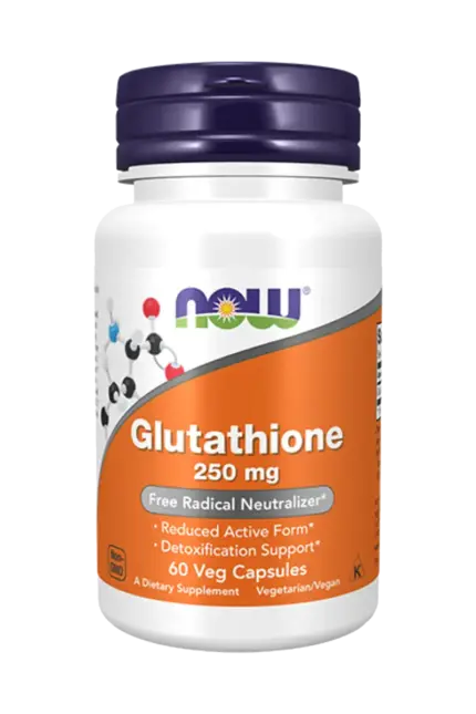 NOW Glutathione 250 mg - 60 kapsler