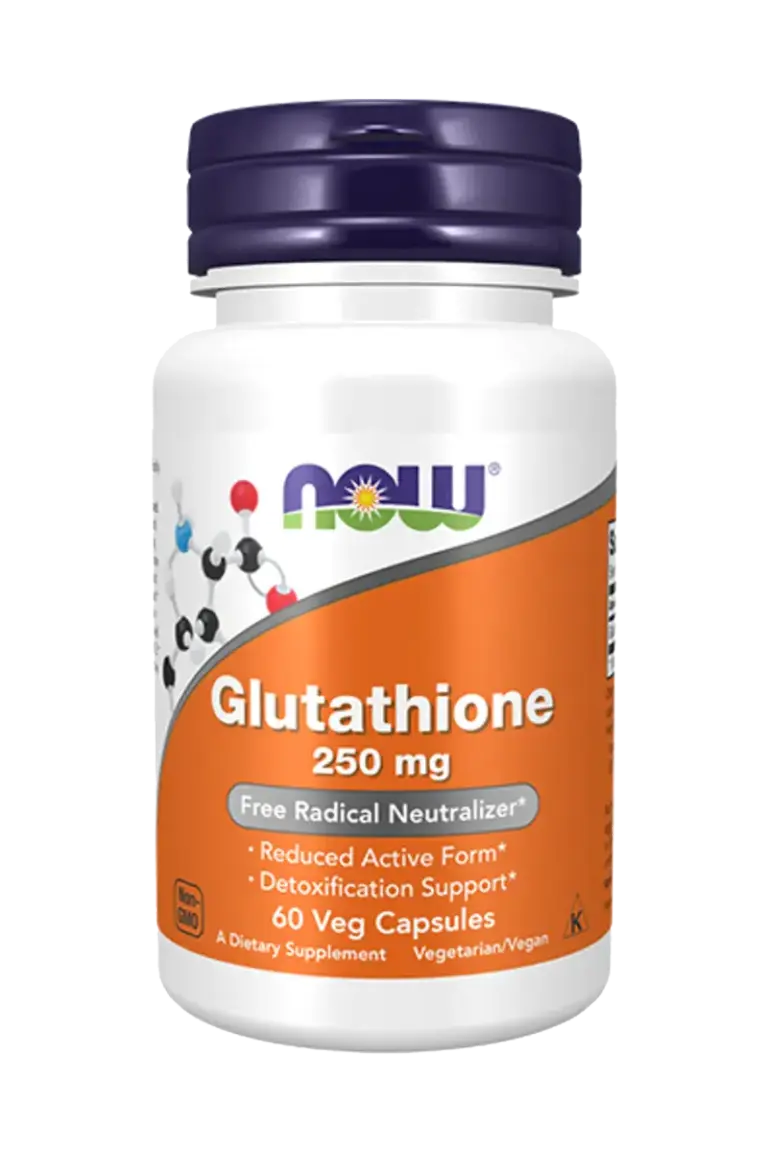 NOW Glutathione 250 mg - 60 kapsler