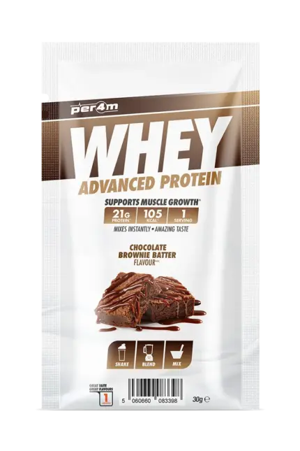 Per4m Whey Advanced Protein - 30g Porsjonspose â Chocolate Brownie Batter