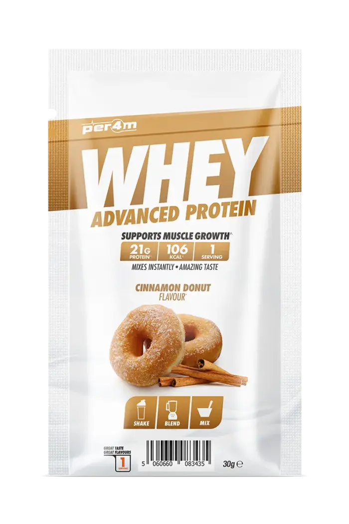 Per4m Whey Advanced Protein - 30g Porsjonspose – Cinnamon Donut