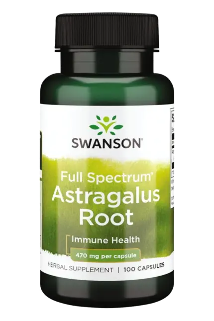 Swanson Astragalus Root - 100 kapsler