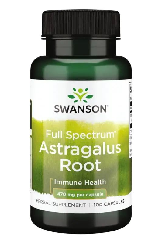 Swanson Astragalus Root - 100 kapsler  Adaptogener
