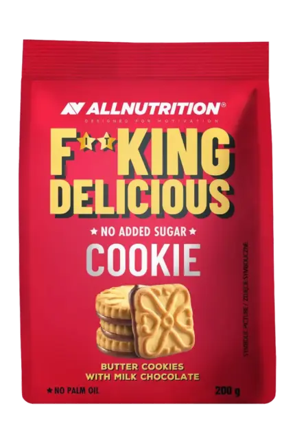 Fitking Butter Cookies With Milk Chocolate - 200g