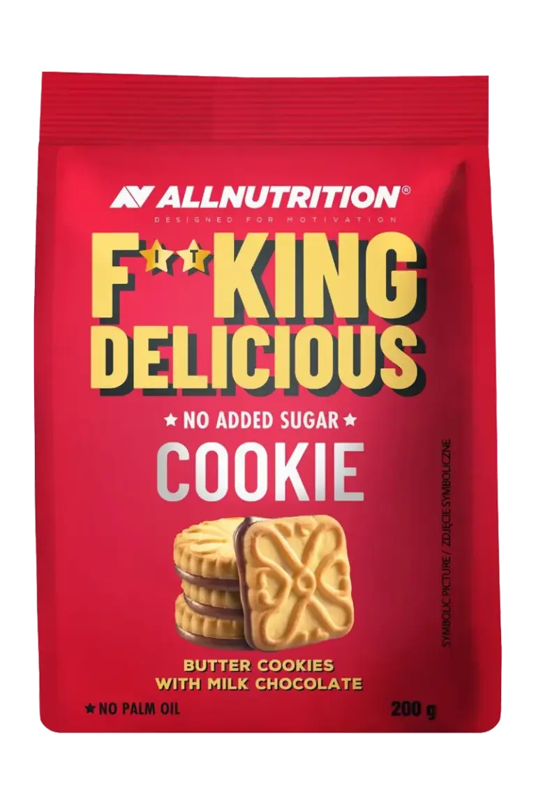 Fitking Butter Cookies With Milk Chocolate - 200g