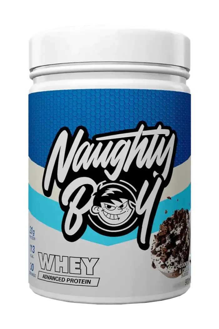 Naughty Boy Advanced Whey Protein - 900g – Cookies & Cream Naughty Boy Advanced Whey Protein - 900g – Cookies & Cream