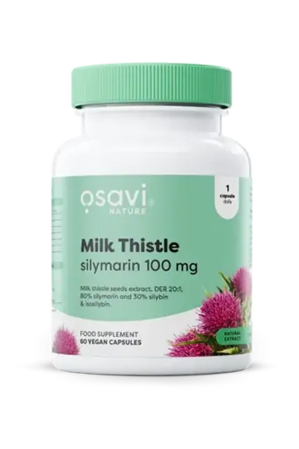 Osavi Milk Thistle, Silymarin 100mg - 60 kapsler