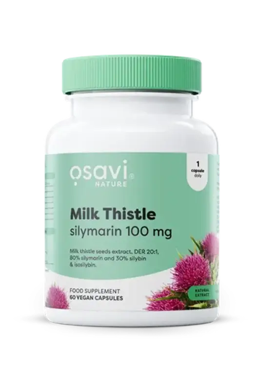 Osavi Milk Thistle, Silymarin 100mg - 60 kapsler