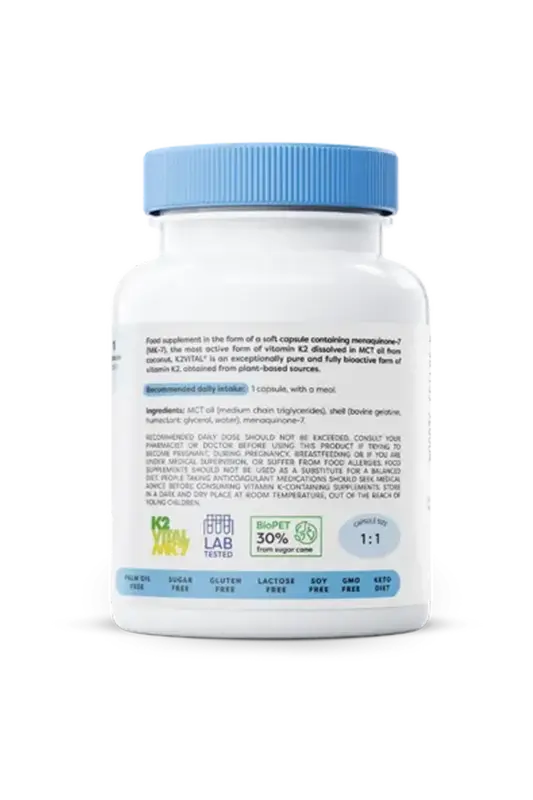 Osavi Vitamin K2 MK-7, 100mcg - 60 kapsler