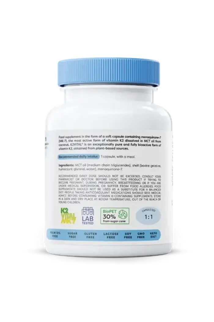 Osavi Vitamin K2 MK-7, 100mcg - 60 kapsler Osavi Vitamin K2 MK-7, 100mcg - 60 kapsler