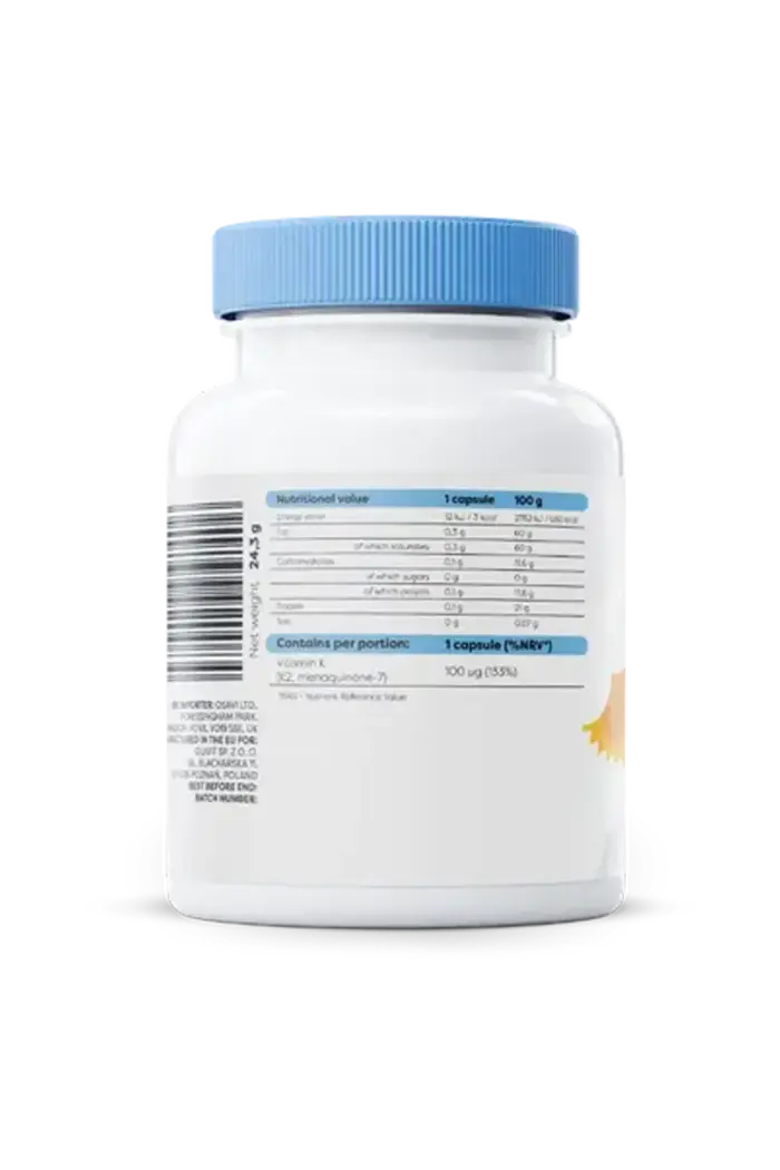 Osavi Vitamin K2 MK-7, 100mcg - 60 kapsler Osavi Vitamin K2 MK-7, 100mcg - 60 kapsler