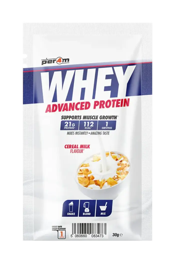 Per4m Whey Advanced Protein - 30g Porsjonspose – Cereal Milk