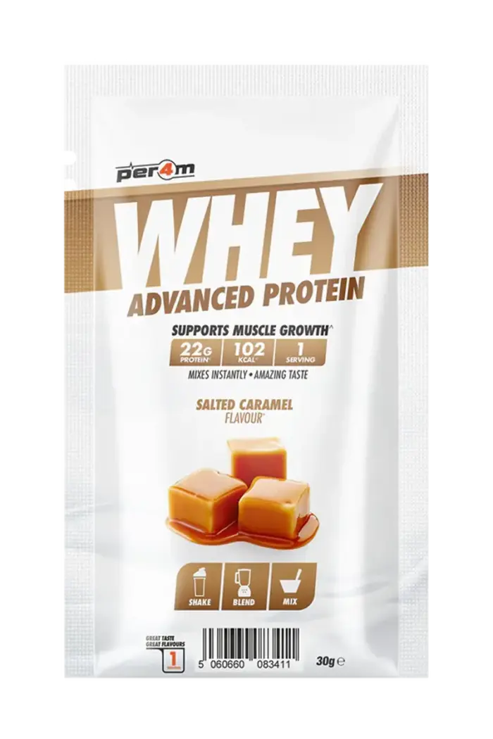 Per4m Whey Advanced Protein - 30g Porsjonspose – Salted Caramel