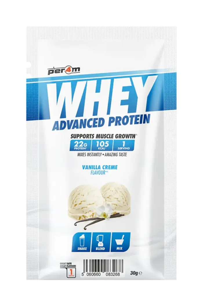 Per4m Whey Advanced Protein - 30g Porsjonspose – Vanilla Creme