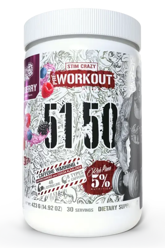 5% Nutrition Legendary Series 5150 PWO - 372g/384g â Wild Berry