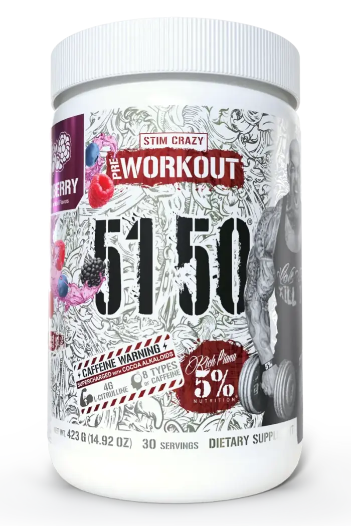 5% Nutrition Legendary Series 5150 PWO - 372g/384g – Wild Berry