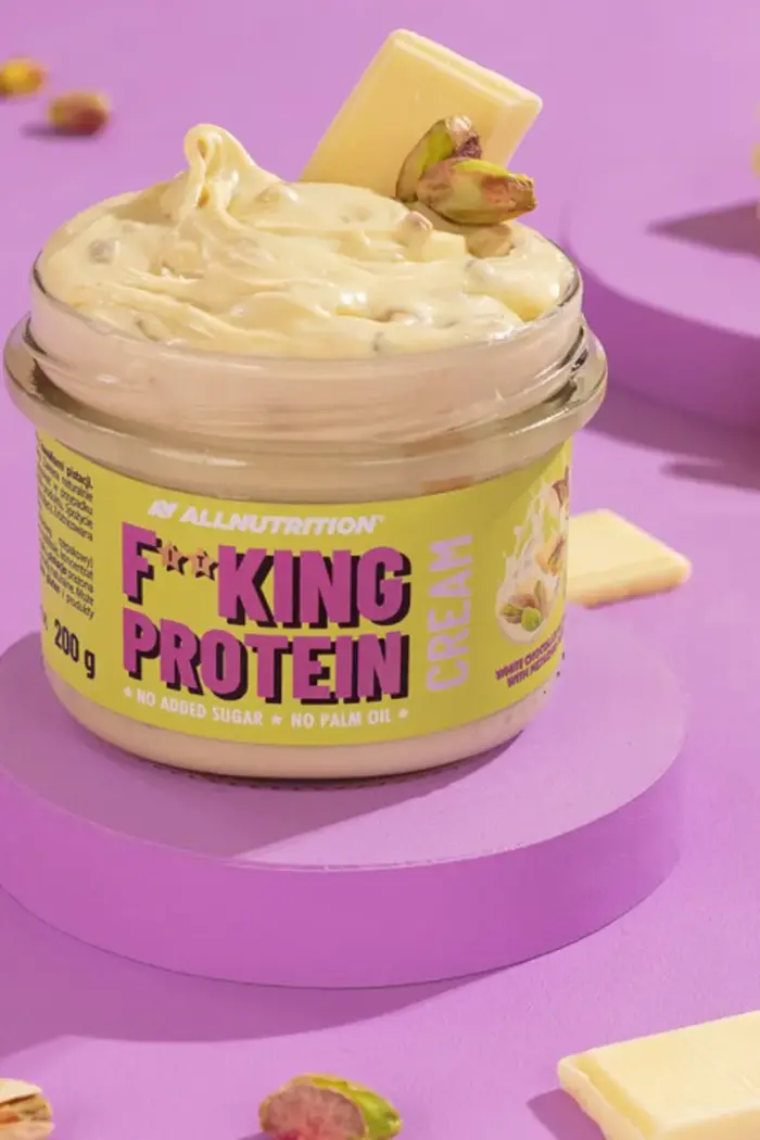 Fitking Protein Cream 200g - White Chocolate with Pistachio Pieces - Bilde 2