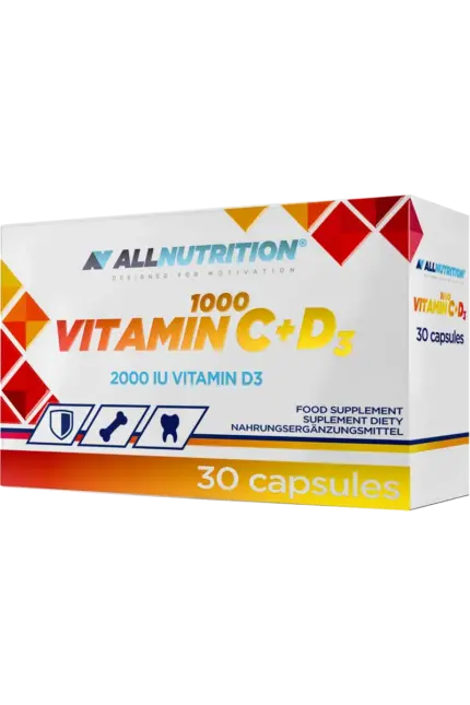 Vitamin C+D3 // 30 kapsler