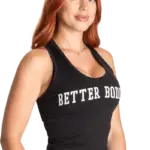 Better Bodies Crop T-Back - Black/White