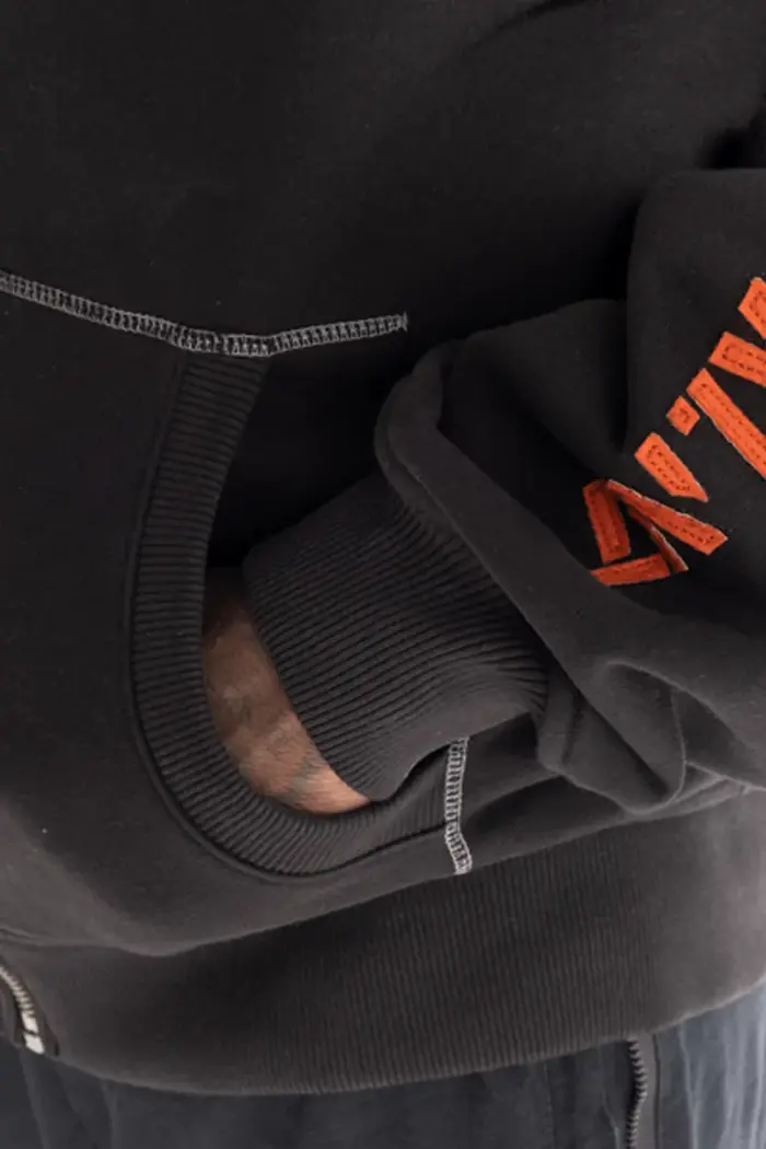 gp12lbshebk_5 GASP 1.2 lbs Hoodie - Black - Bilde 5